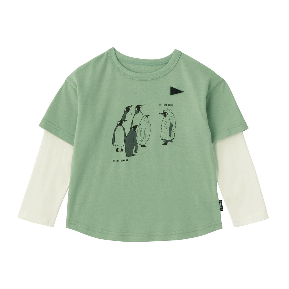 スモークグリーン×オフホワイト（ペンギン）