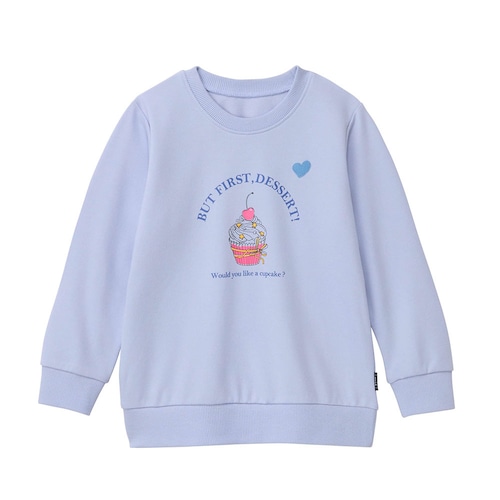 名札ココプリントミニ裏毛スウェットシャツ 【子供服】