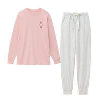 ピーチホイップ×ホワイト杢グレー(26年春新色)
