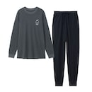 杢チャコール×ブラック