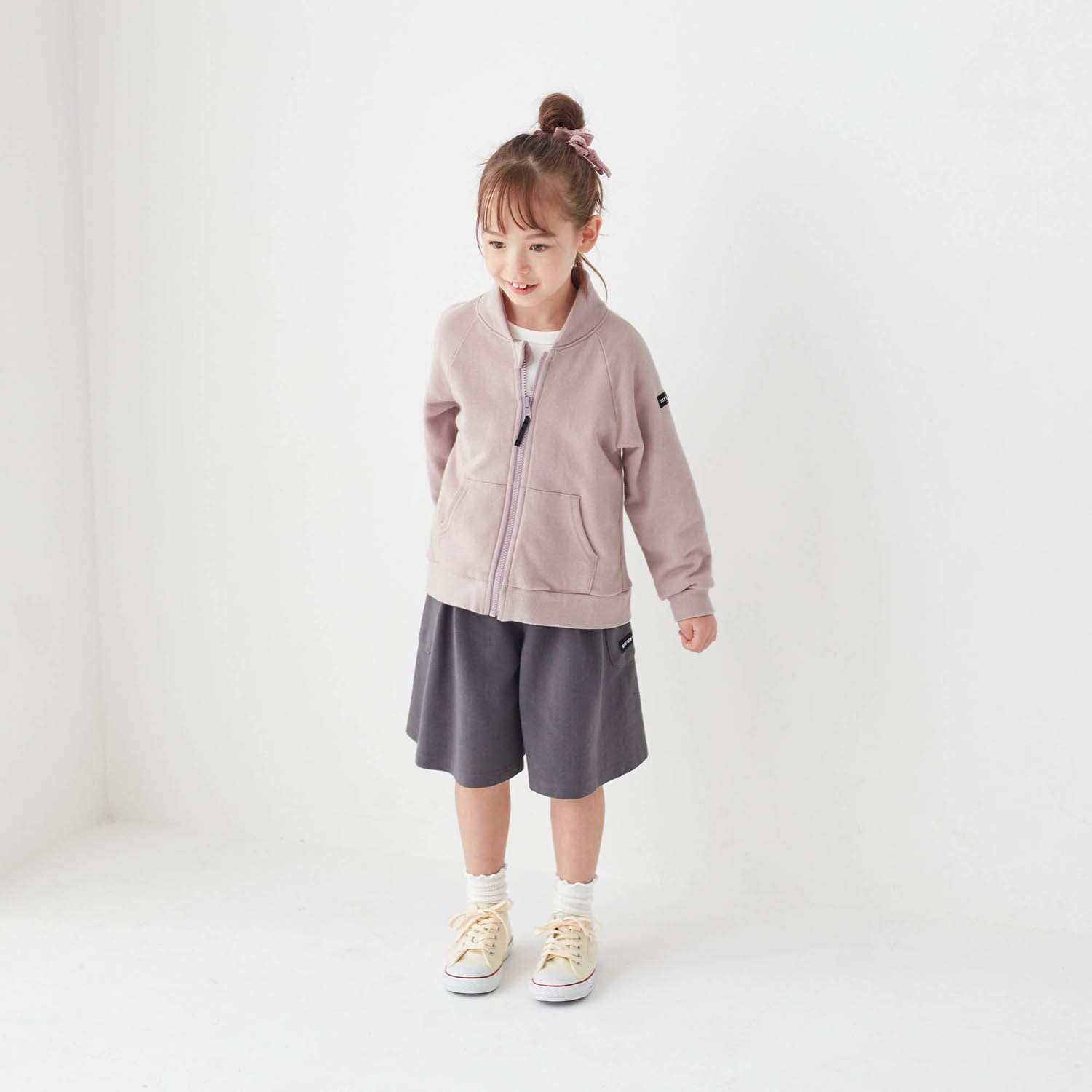 サイドポケットスカート見えカットソーキュロットパンツ 【子供