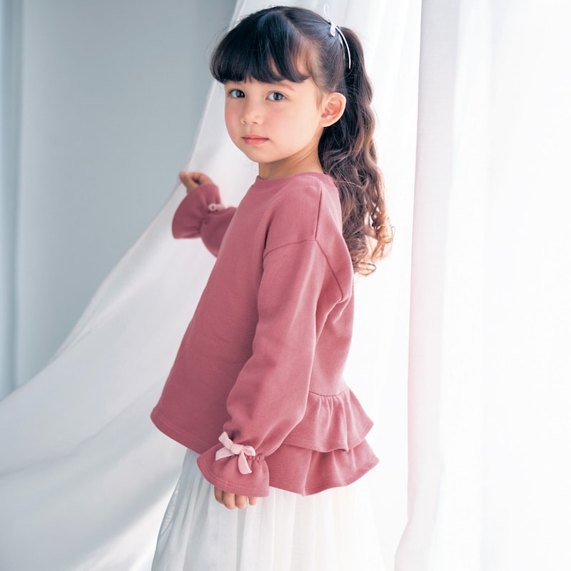 ダークピンク／モデル身長106cm・サイズ110