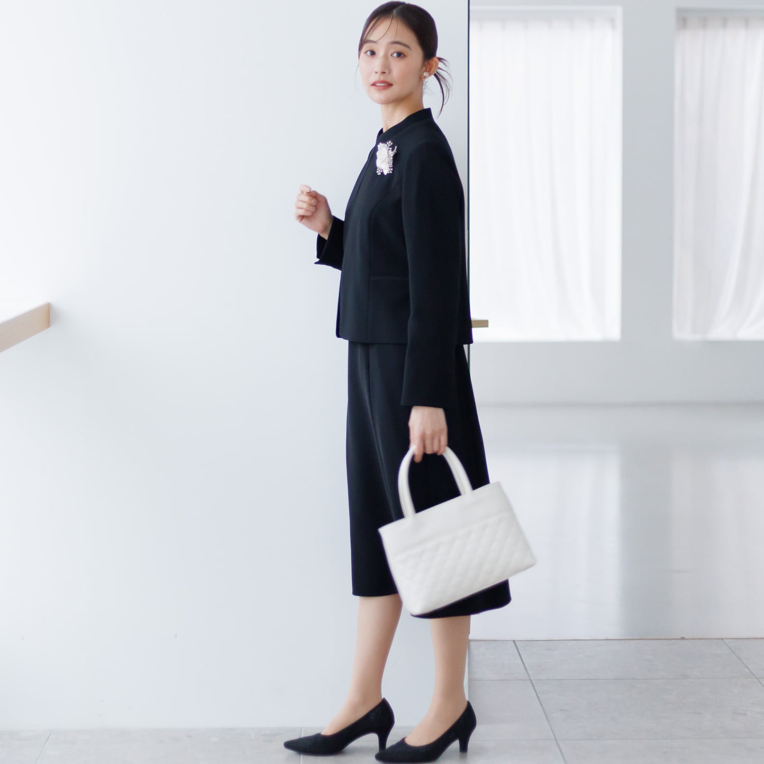 通年OKジャケット＆ワンピセット（喪服/礼服）｜(東京ソワール/TOKYO