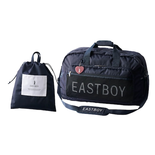 EASTBOY シュシュロゴデザインボストンバッグ