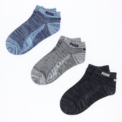 PUMA ビッグメッシュスニーカーソックス 3足組