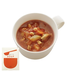 5種野菜と雑穀と豚肉のミネストローネ