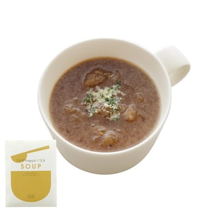 あめ色たまねぎのオニオングラタン風スープ