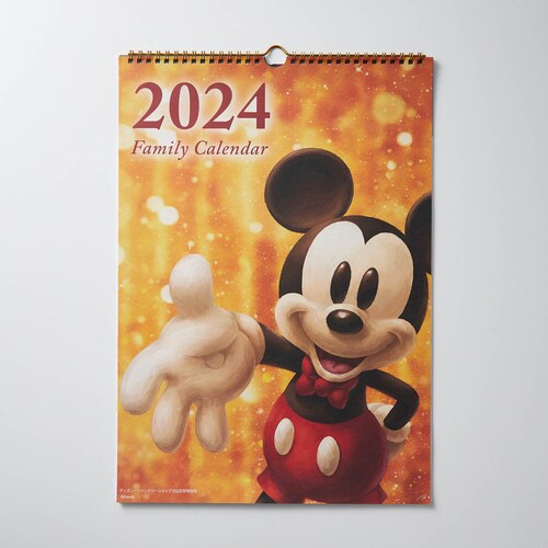 【DisneyFantasyShop30周年限定品】 2024年表紙アートカレンダー「ミッキー＆フレンズ」