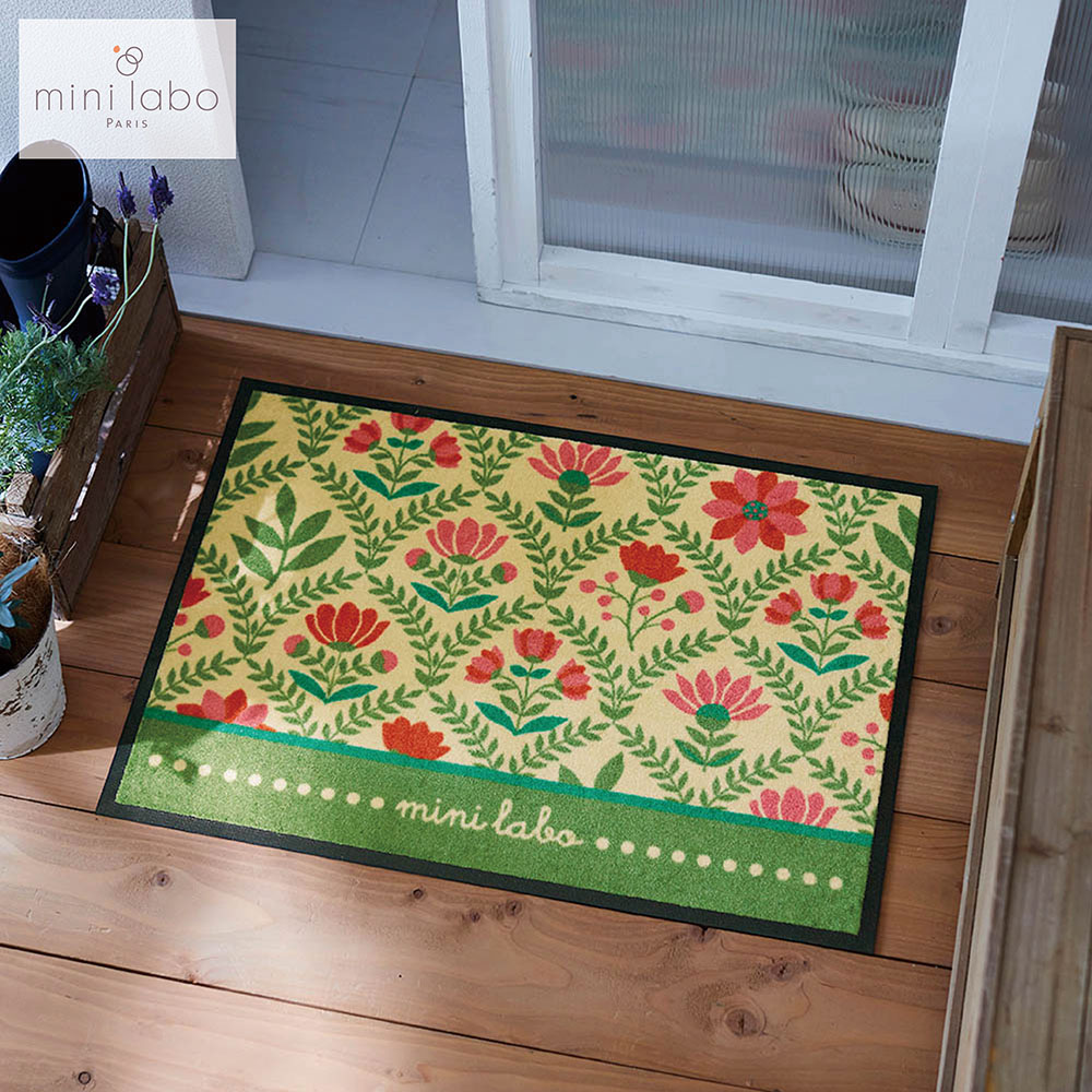 【新柄登場】 泥落とし屋外玄関マット 「ミニラボ」