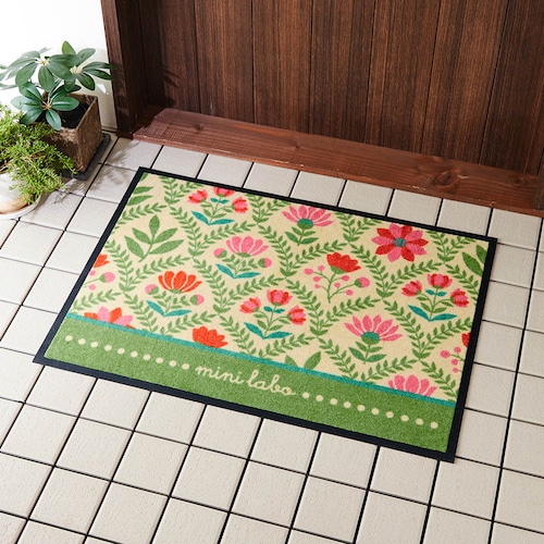【新柄登場】 泥落とし屋外玄関マット 「ミニラボ」