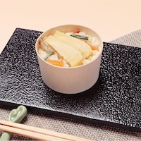 筍山菜飯