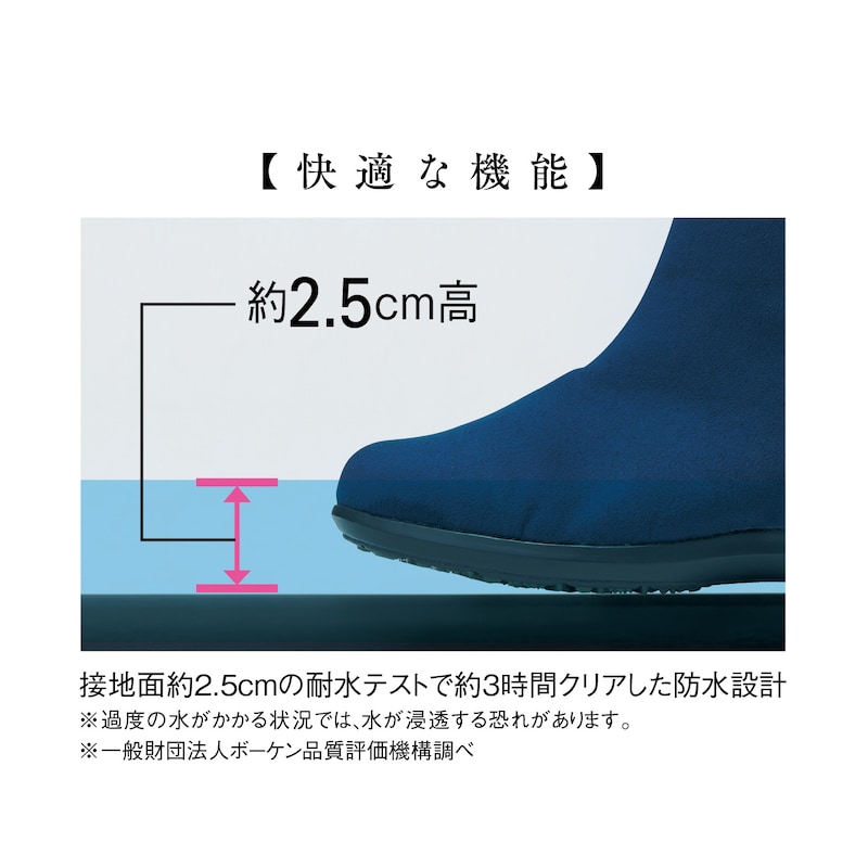 安心の防水設計