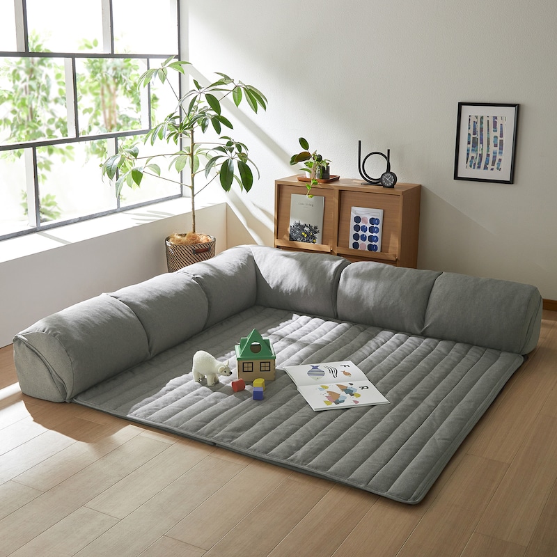 グレー・小　※別売本体のチャコール・小／厚さ1.5cmに使用時
