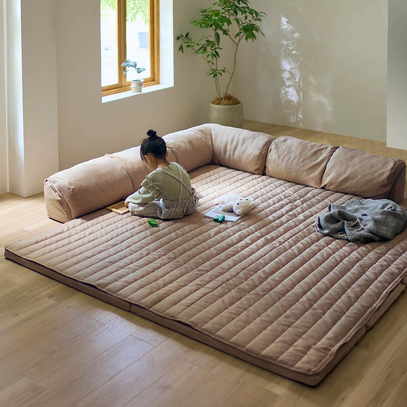 撥水・ベージュ・大　※別売本体のベージュ・大／厚さ4cmに使用時