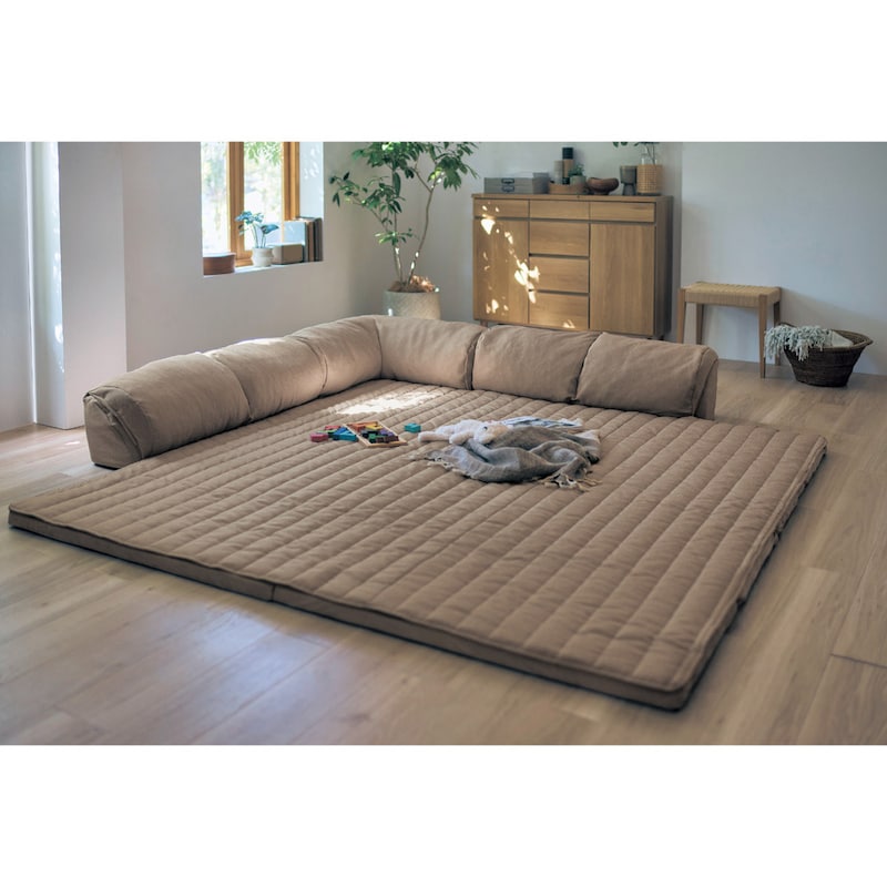 撥水・ベージュ・大　※別売本体のベージュ・大／厚さ4cmに使用時