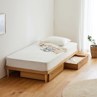 別売りのワゴンでベッド下を活用(商品番号：1272911/高さ17cm)
