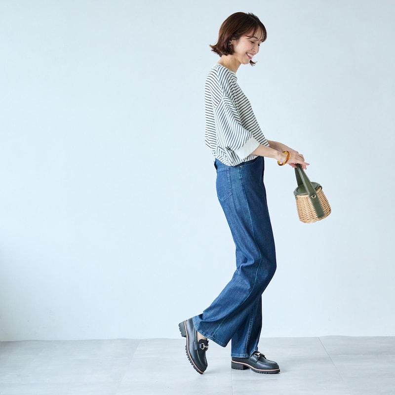 ブラック（スムース）着用