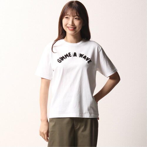半袖バックスマイルモチーフTシャツ <Mサイズのみ>