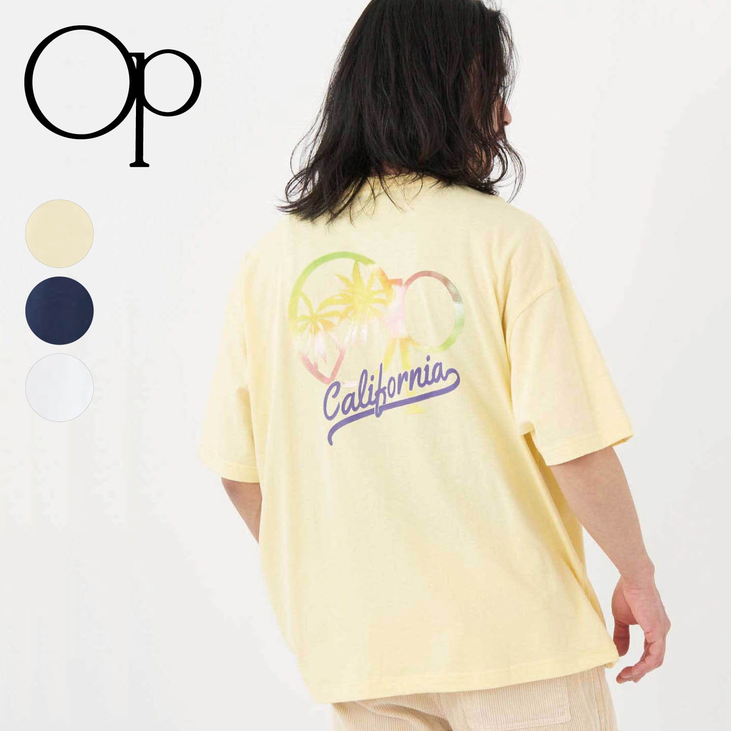 【オーシャンパシフィック/OCEAN PACIFIC】メンズ バックグラフィック半袖Tシャツ