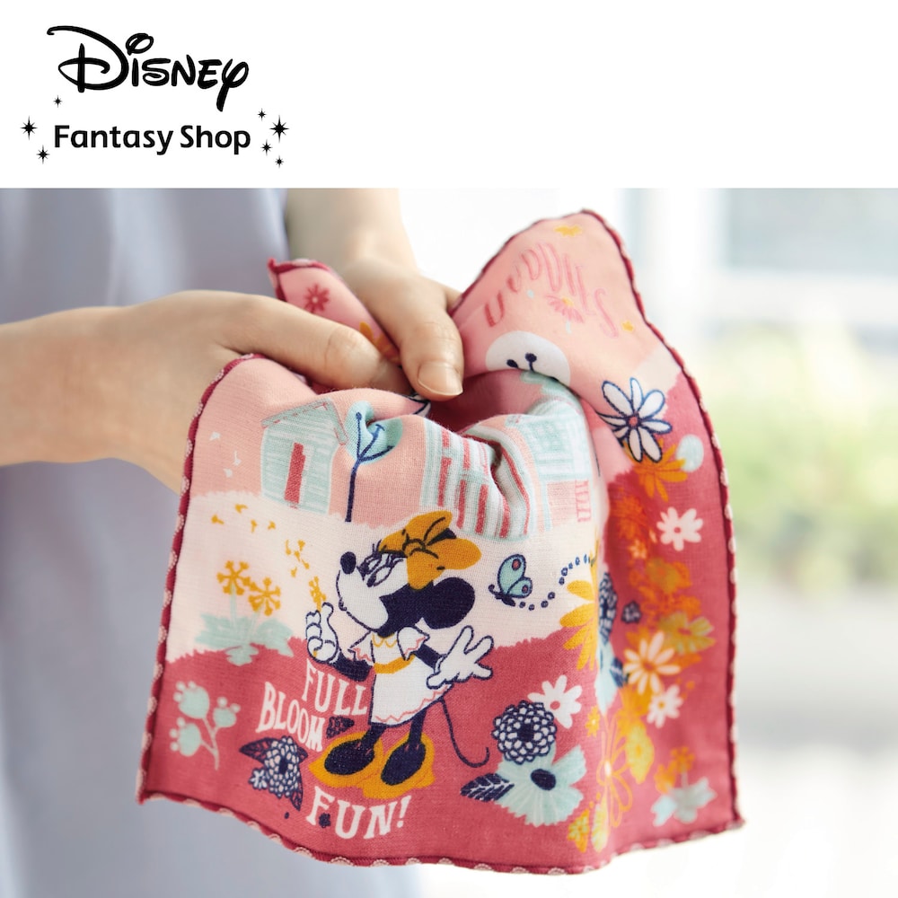 【ディズニー/Disney】今治産ガーゼパイルハンカチ(選べるキャラクター)