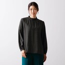 ブラック系小紋柄