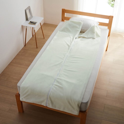 寝袋のようなつつ毛布 【あったかなめらかな肌ざわり】