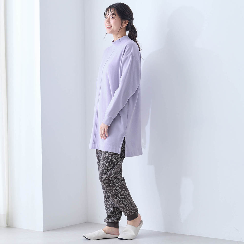 ふっくら綿混あったか裏起毛チュニックパジャマ ふっくら綿混あったか裏起毛チュニックパジャマ
