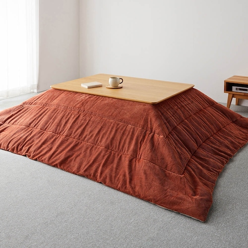 洗濯機で洗える撥水リバーシブルコーデュロイ調こたつ布団