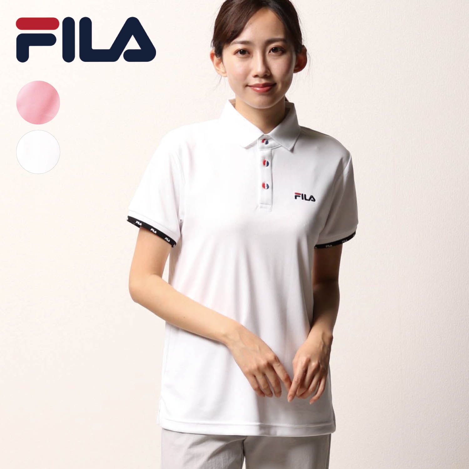 メッシュポロシャツ（デザインカットソー）｜(フィラ/FILA)｜通販の