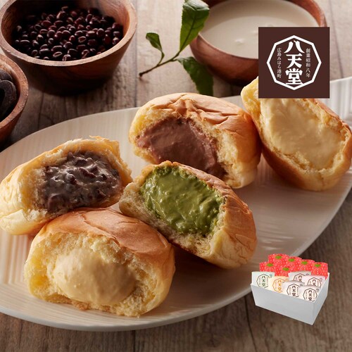 【タイムセール5％OFF】 くりーむパンあまおう苺入り６種１２個詰合せ