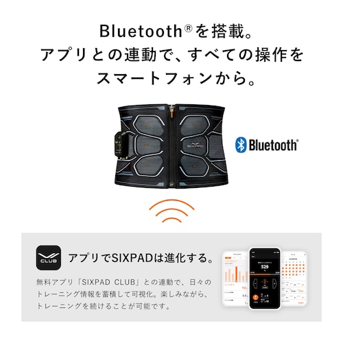 シックスパッドパワースーツコアベルト（シックスパッド/SIXPAD）