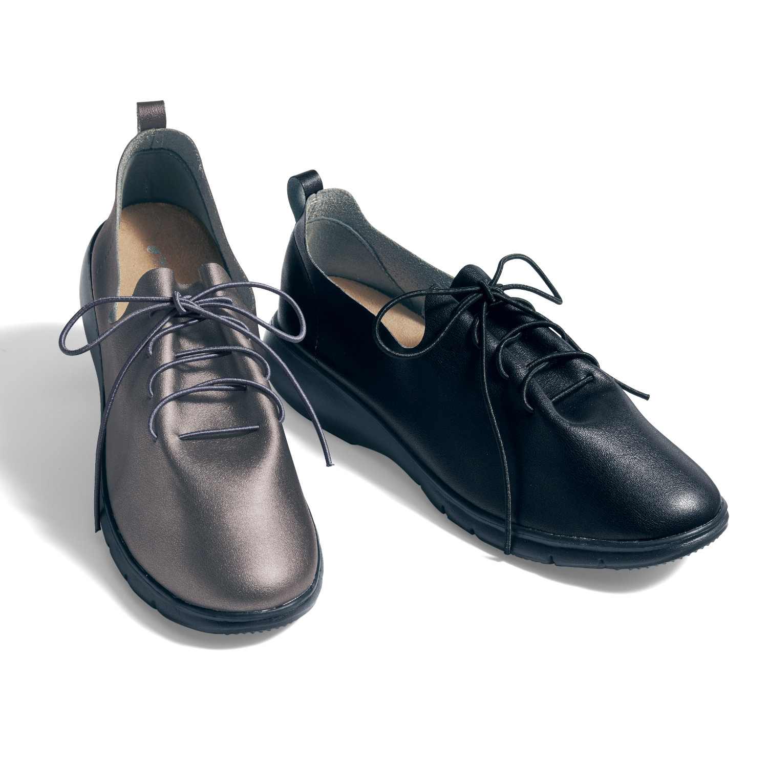 【ベルメゾン】ラックラック空飛ぶ撥水やわらかレースアップシューズ