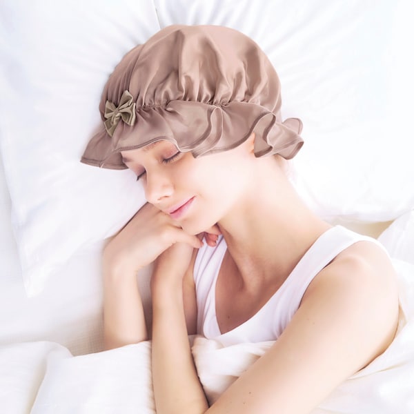 【ベルメゾン】シルクシャイニーナイトキャップ