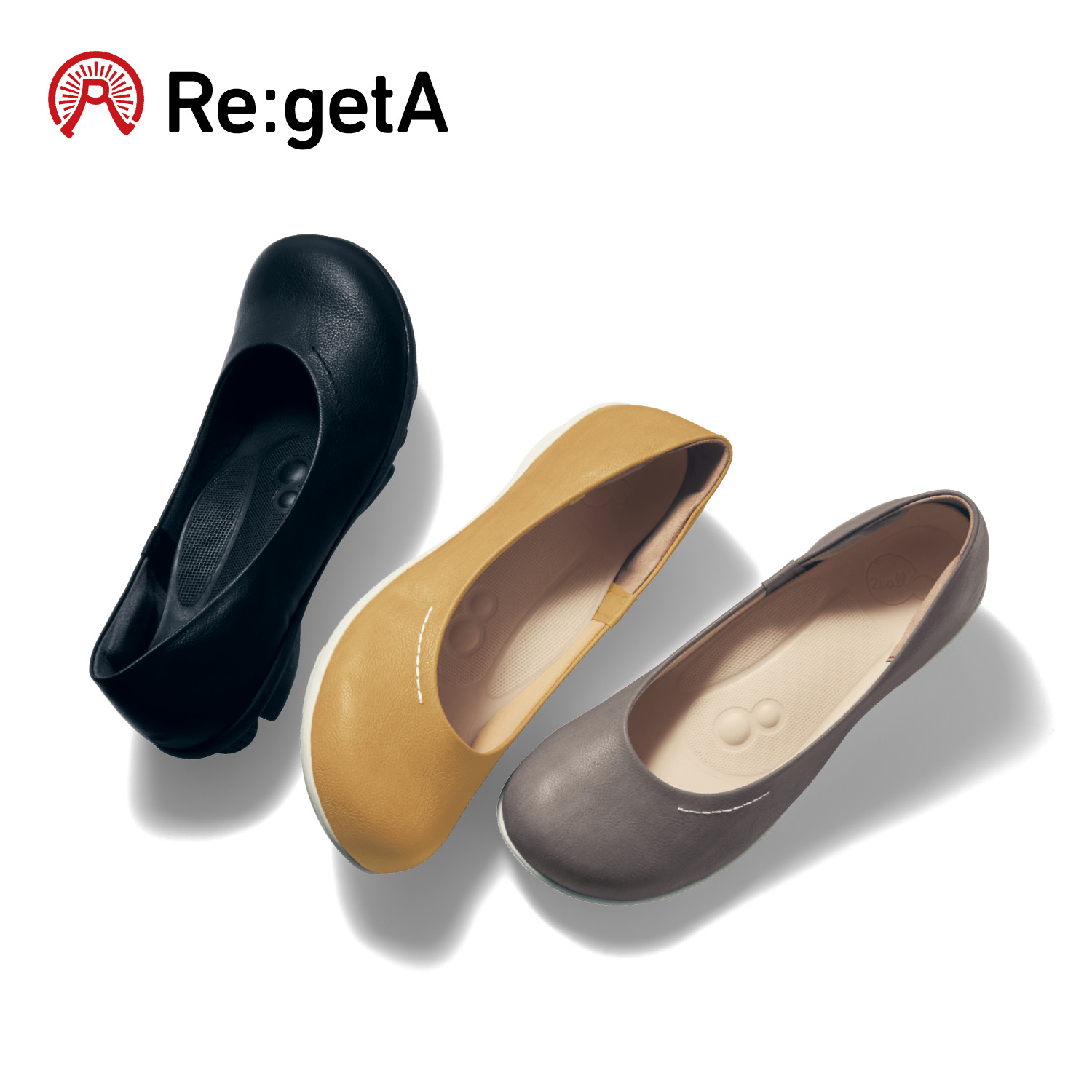 【リゲッタ/Re:getA】ツヴォル プレーンパンプス