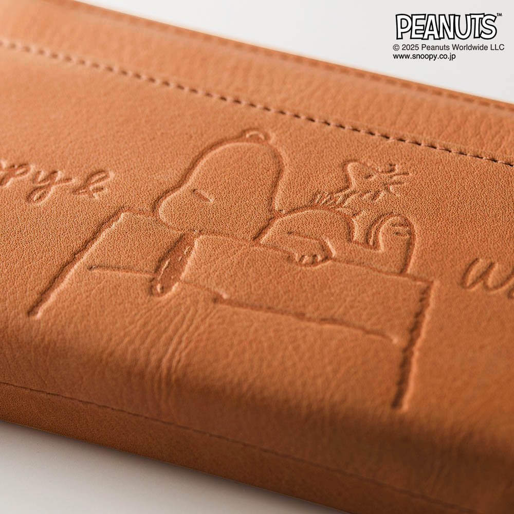 本革長財布〔日本製〕 「スヌーピー」(ピーナッツ/PEANUTS) 本革長財布〔日本製〕 「スヌーピー」(ピーナッツ/PEANUTS)