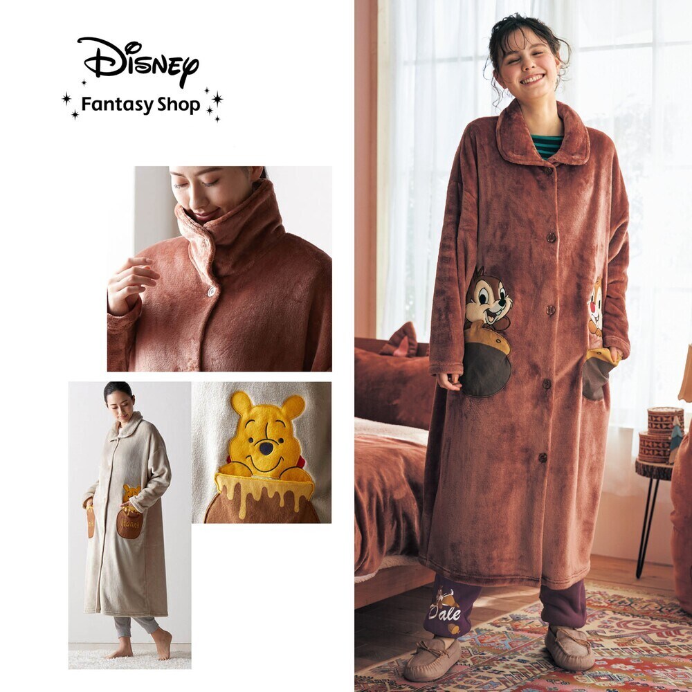 【ディズニー/Disney】あったかボアガウン(選べるキャラクター)