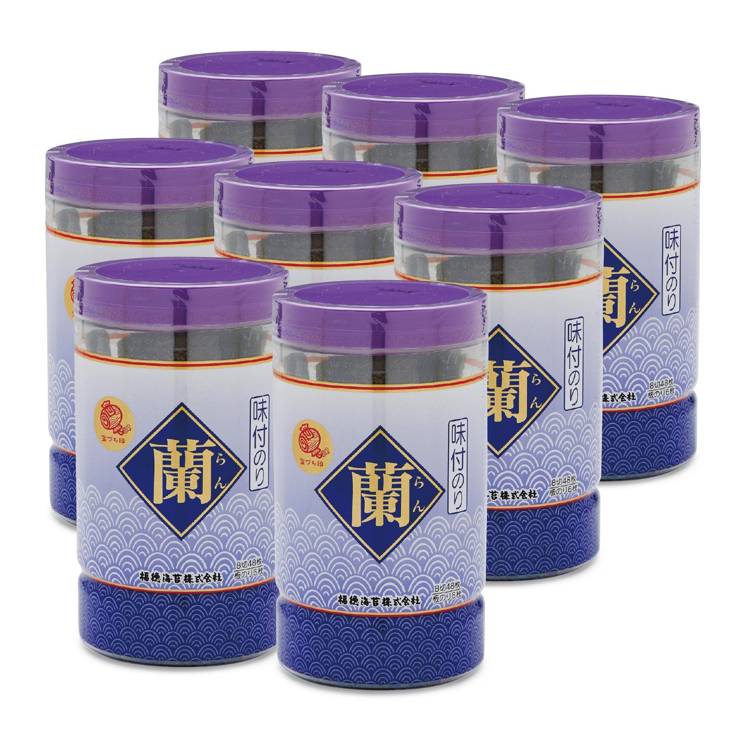 【ベルメゾン】卓上味付のり「蘭」 48枚入×8本