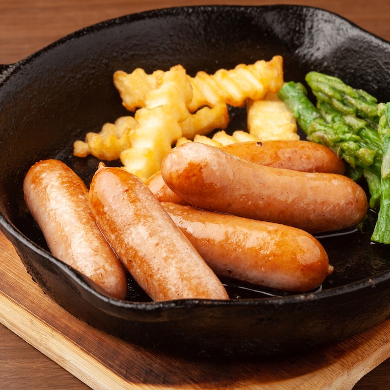 ウインナー　※調理イメージ　※ポテトは付きません