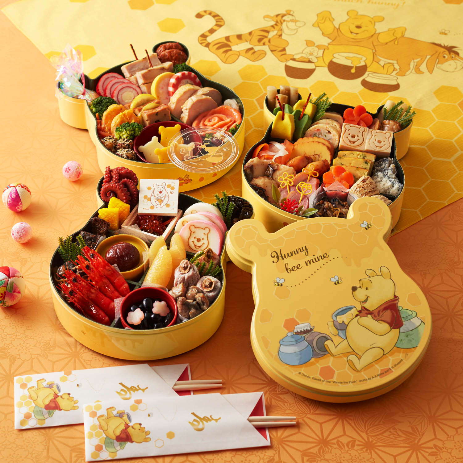 【ディズニー/Disney】【予約商品】 おせち・三段重「くまのプーさん」