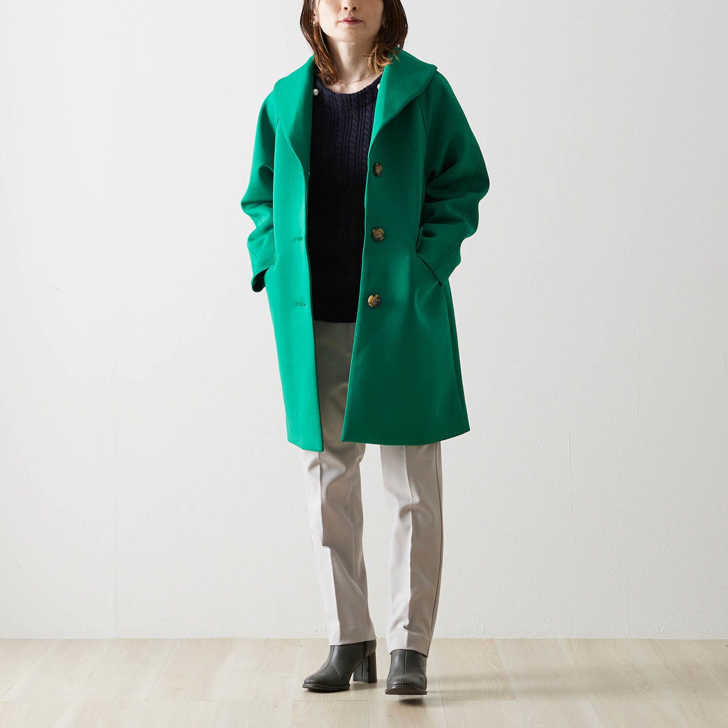 ZARA 11-12歳 152cm 紺 厚手ニットジャケット - フォーマル・ドレス