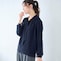 モデル身長170cm／M　＜ネイビー＞