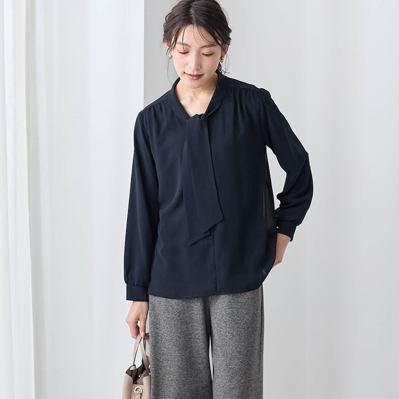 モデル身長170cm／M　＜ネイビー＞