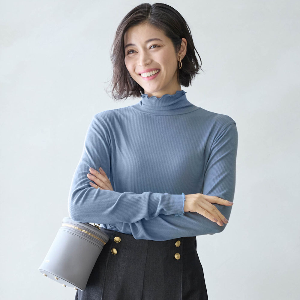 【スタイルノート/StyleNote】シルクカシミヤブレンドカットソー[日本製]