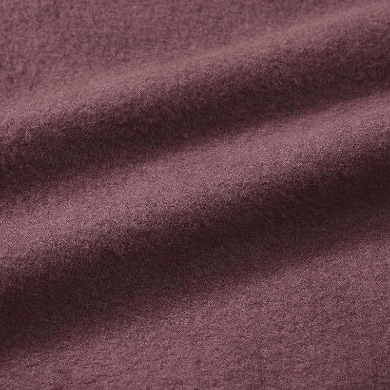 肌あたりのやさしい裏起毛であたたかい