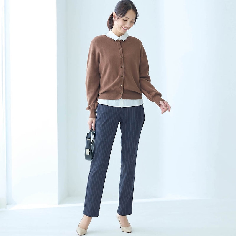 モデル身長173cm／M・股下72cm※写真は撮影用のため股下+6cmになります。