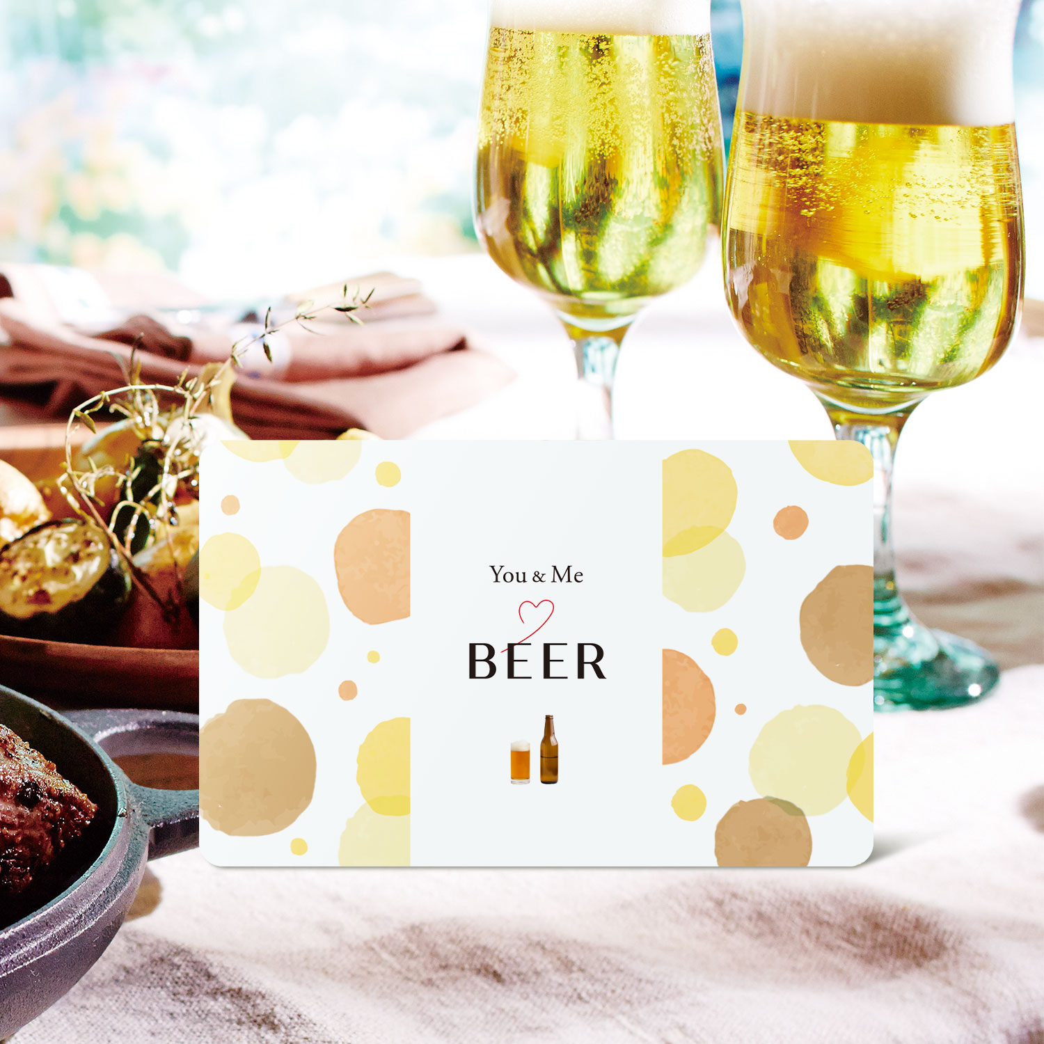 【カードギフト】ビールギフトカード「You&Me BEER」CO