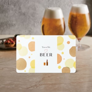 【You & Me】【送料無料】 【カードギフト】ビールギフトカード「You & Me Beer」