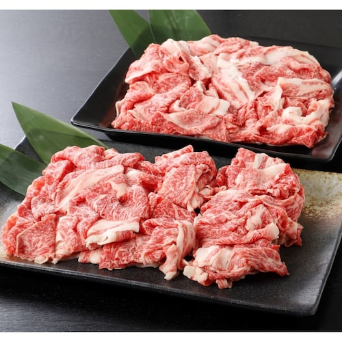 【フードロス対策】 宮崎県産黒毛和牛切落し 500g×2パック （訳あり）