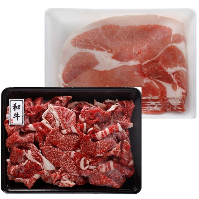 お届け内容（牛肉500g、豚肉500g）