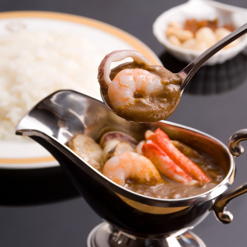 海鮮カレー調理イメージ　※ごはんは付きません